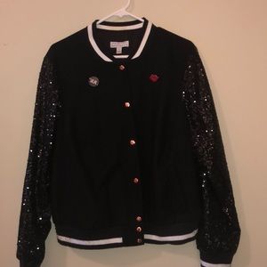 Black Sequence Jacket